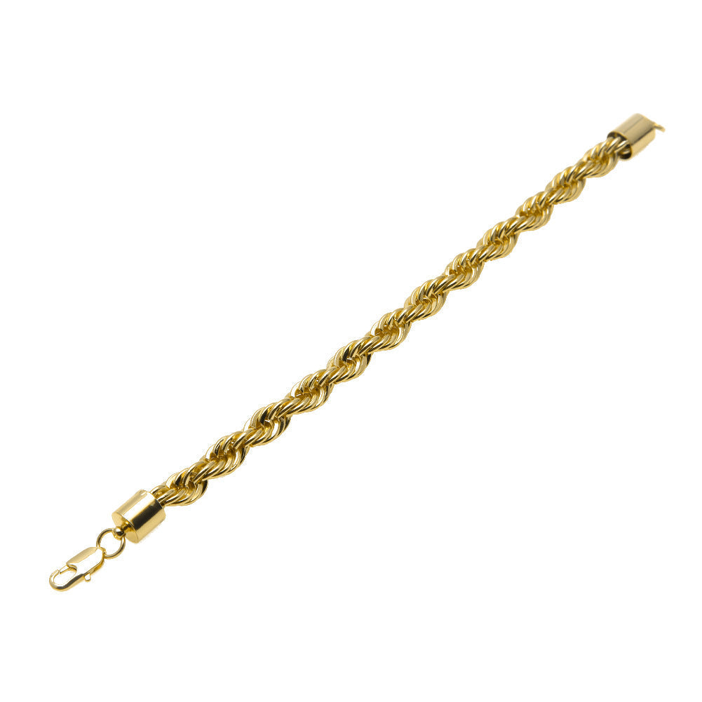 Bracelet Twist Chain Gold Plated Twist Bracelet Royalty
