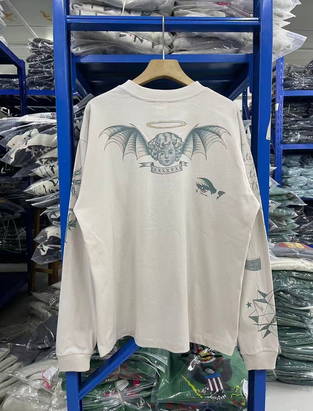 Saint Michael long sleeve shirts