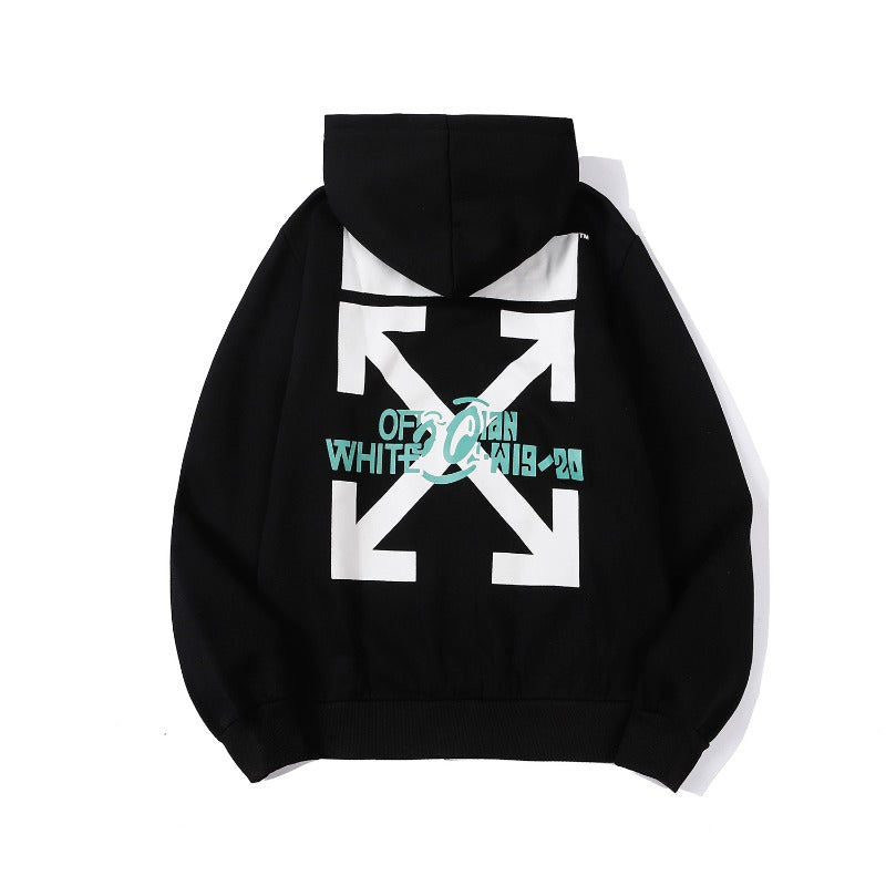 OW  hoodie speed bump landscape illustration fleece hooded