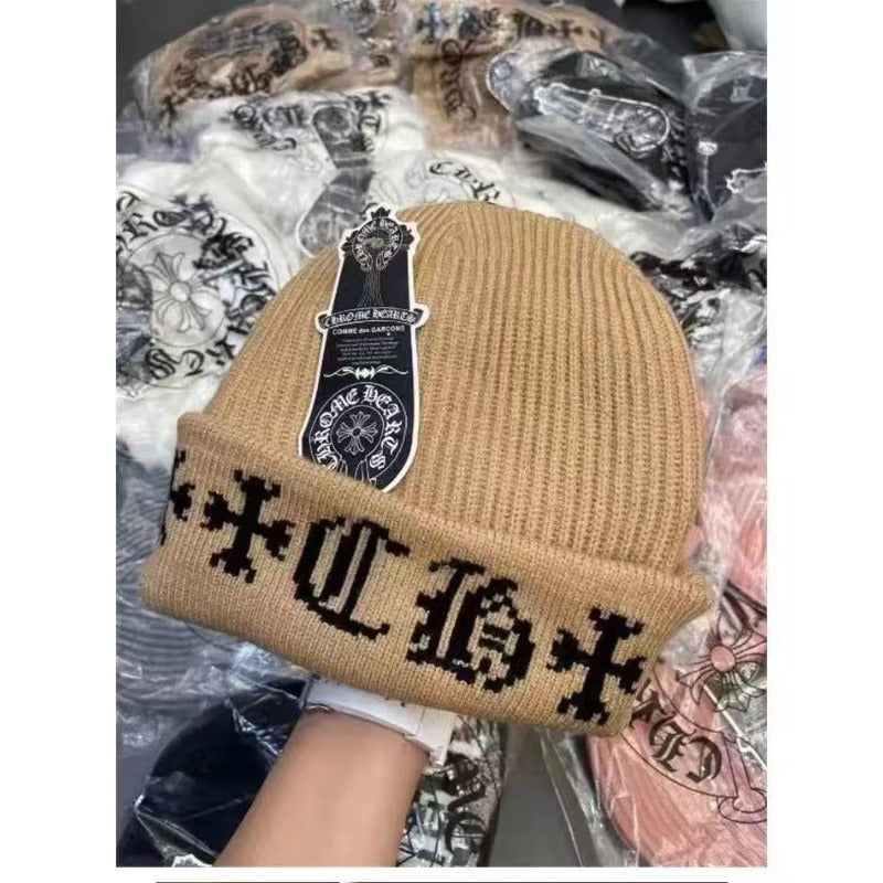 Chrome Hearts Knit Hat - Warm, Casual, Trendy Winter Streetwear