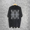 Amiri Washed Distressed T Shirt Printed Trendy Pure Cotton