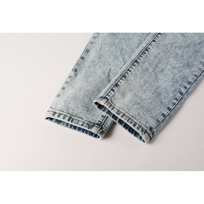 Mens trendy purple jeans, 100% cotton Pure Cotton High Street Trend