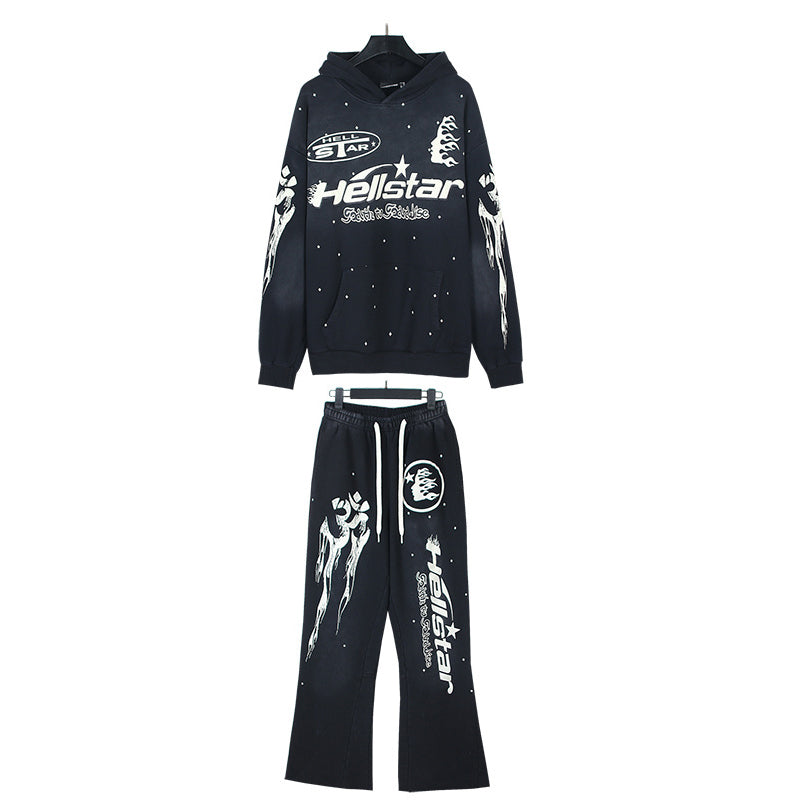 HS Hoodie And Pants Two-Piece Set