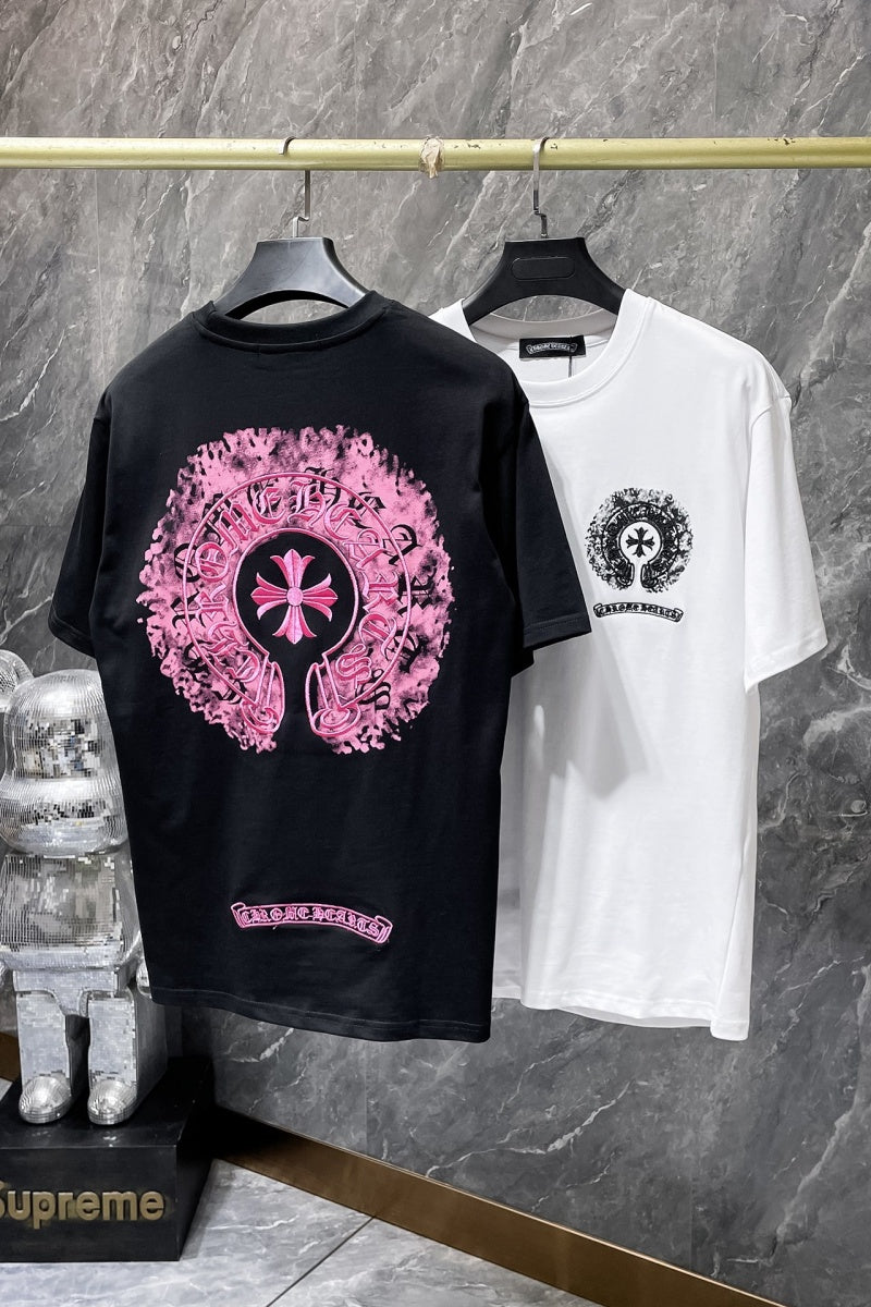 Chrome heart T shirts High-quality 100% cotton streetwear