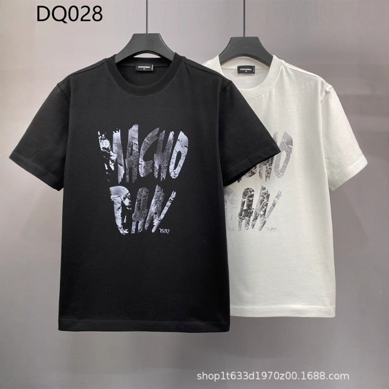 DSQ2 T Shirts DQ028 Printed Trendy Crew Neck