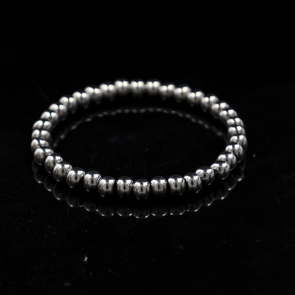 Bracelet Hip Hop Trend Color Retaining Beaded Bracelet 6mm St. Valentine's
