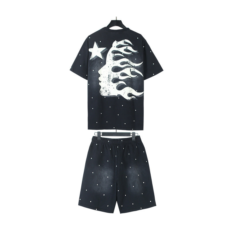 HS T-Shirt And Shorts Two-Piece Set