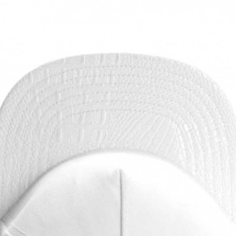 Trendy flat brimmed snapback hats blank light board