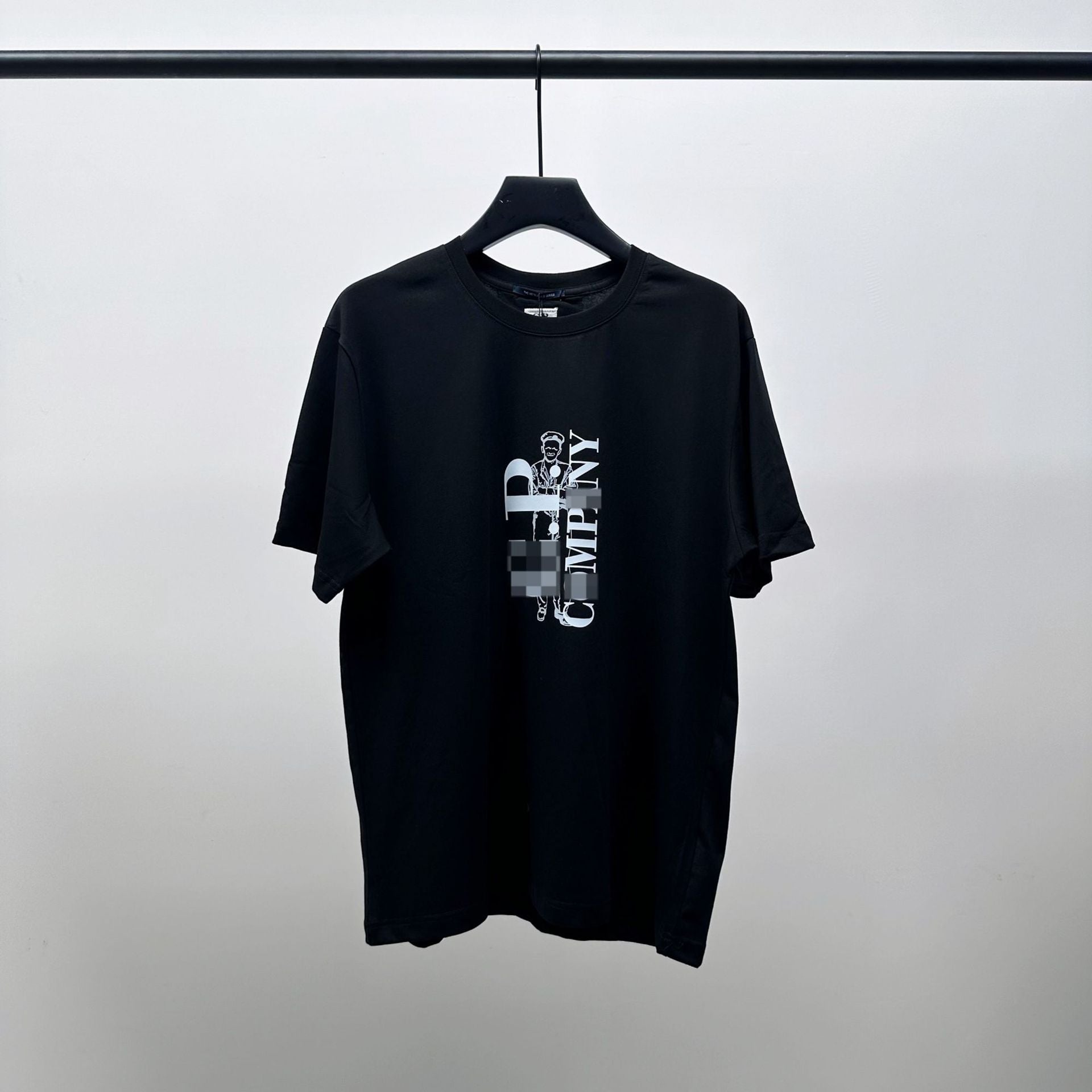 Cp Company T Shirts Men's Cotton Embroidered Casual Crew Neck