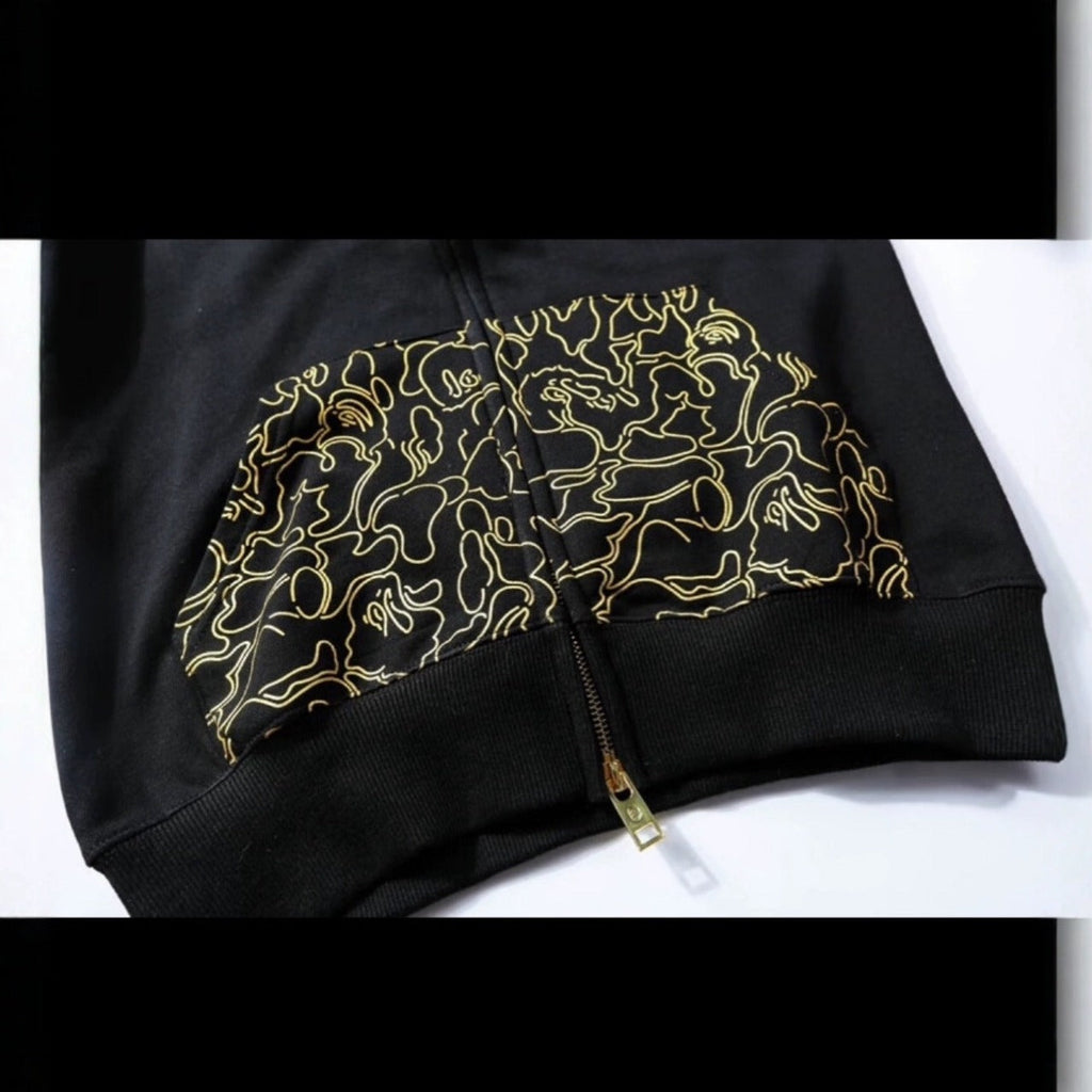Bathing ape hoode bape autumnwinter3dprinting