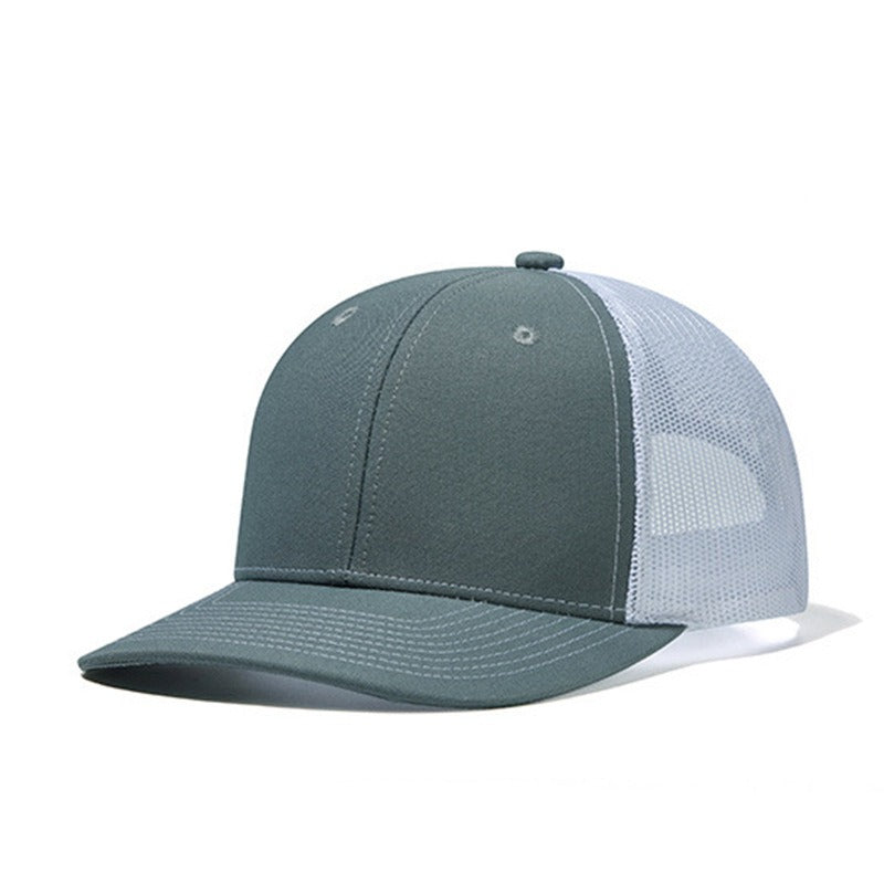 Trendy flat brimmed snapback hats sunshade net hat