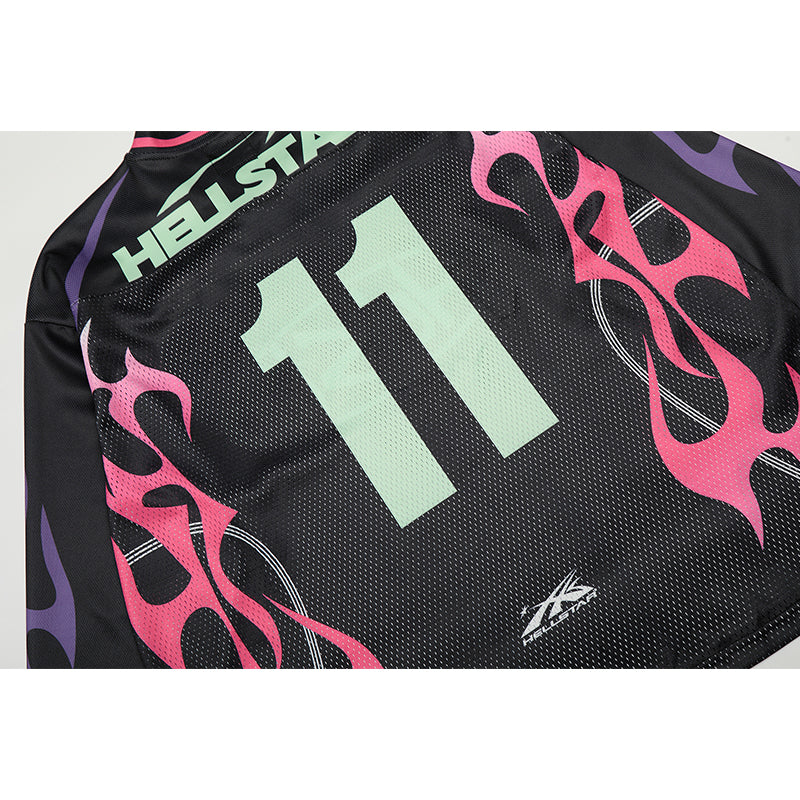 HS Long Sleeve Shirts Hip-hop loose oversize