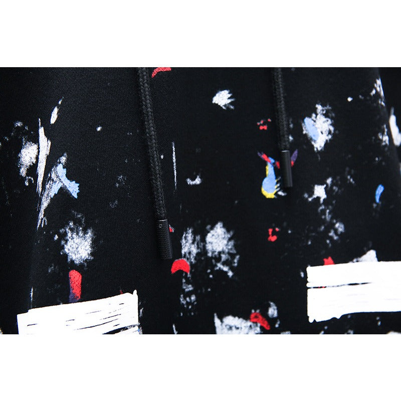 OW hoodie Fireworks Ink Graffiti Hooded