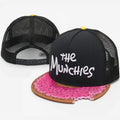 Trendy flat brimmed snapback hats mesh breathable