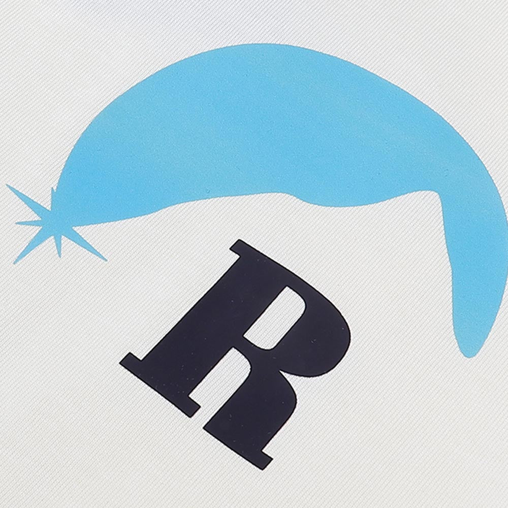 Rhude T Shirts Blue Sunset Print Cotton Casual Short Sleeve Men and Women