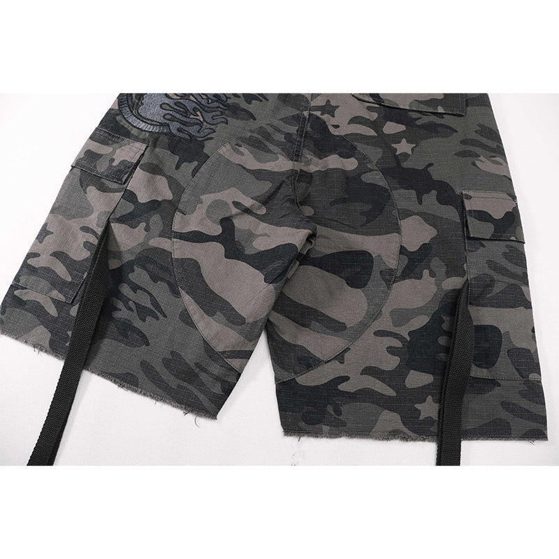 HS Shorts Camouflage embroidery