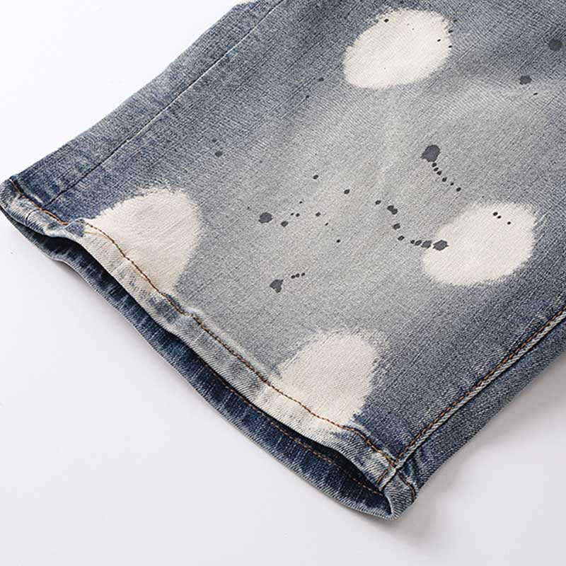 Mens trendy purple jeans, 100% cotton Denim Shorts #PU523