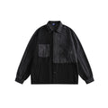 Unisex Jacket Spring and Autumn Retro Patchwork Jacket