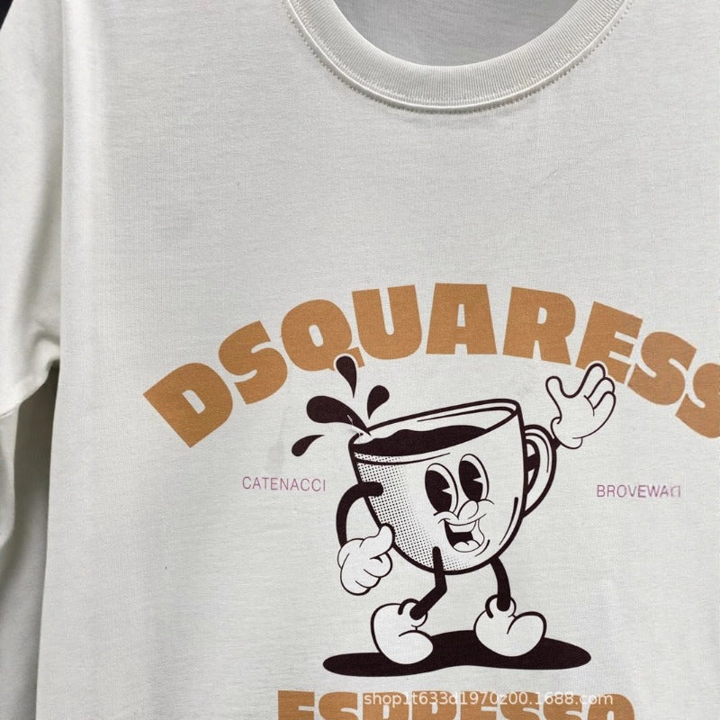 DSQ2 T Shirts Color Printed Trend Brand