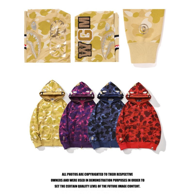 Bathing ape hoode bape year of the dragon limited double hat fall and winterembroider