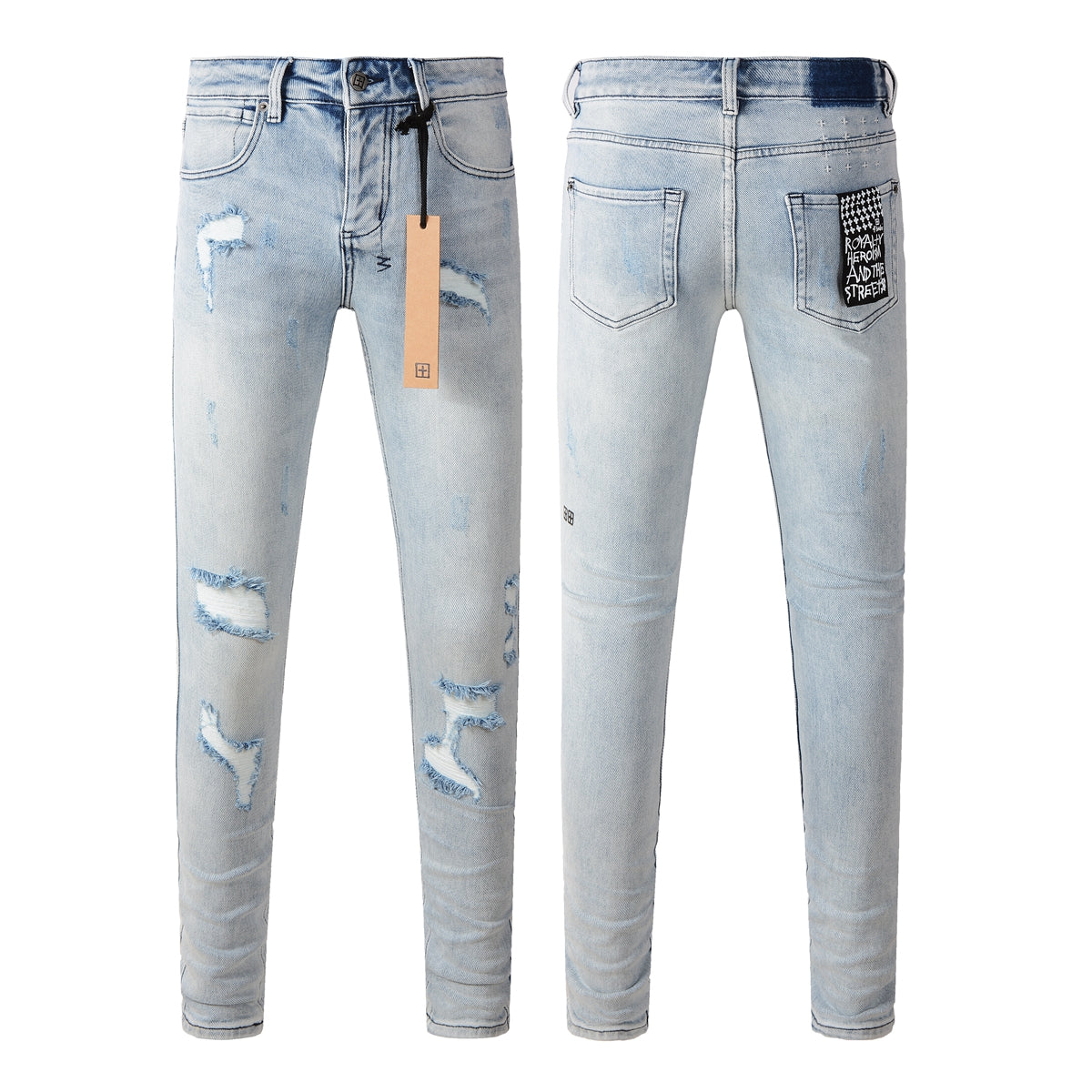 KSUBI Jeans Men's Straight High Street Pants