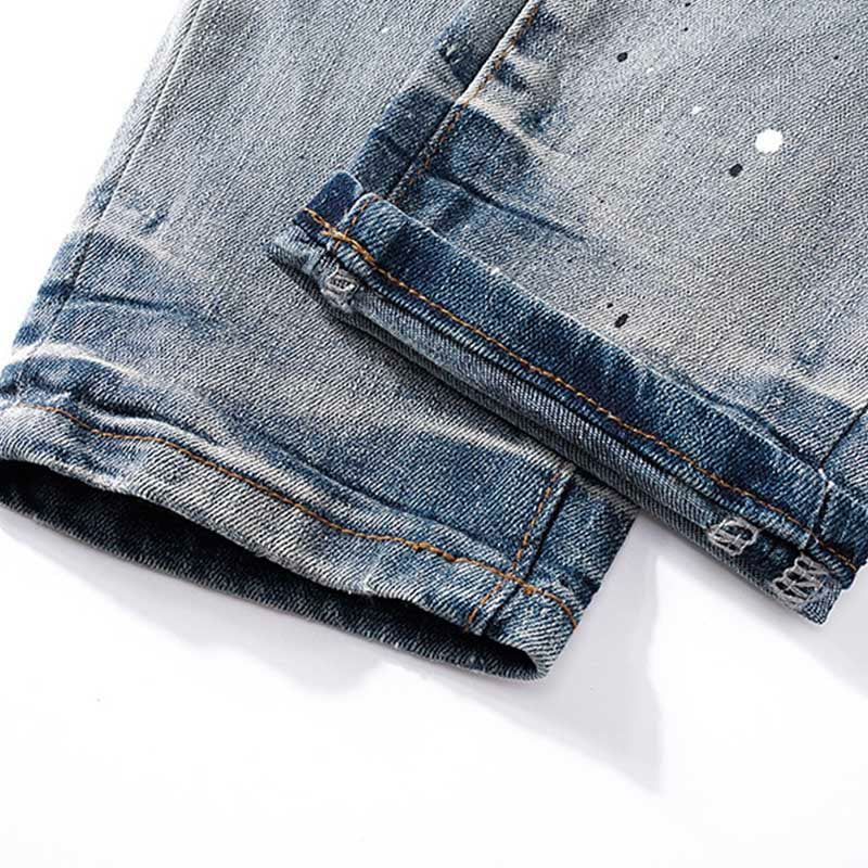 Mens trendy purple jeans, 100% cotton Jeans #PU138