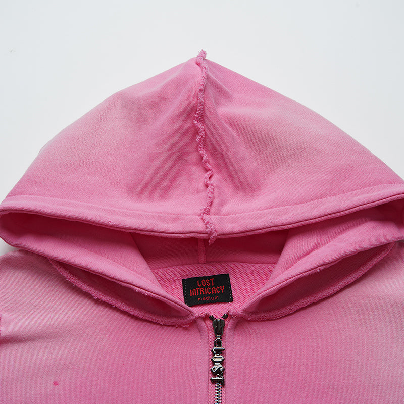 Lost intricacy Hoodie rhinestones