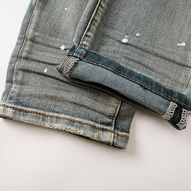 Mens trendy purple jeans, 100% cotton Jeans #PU141