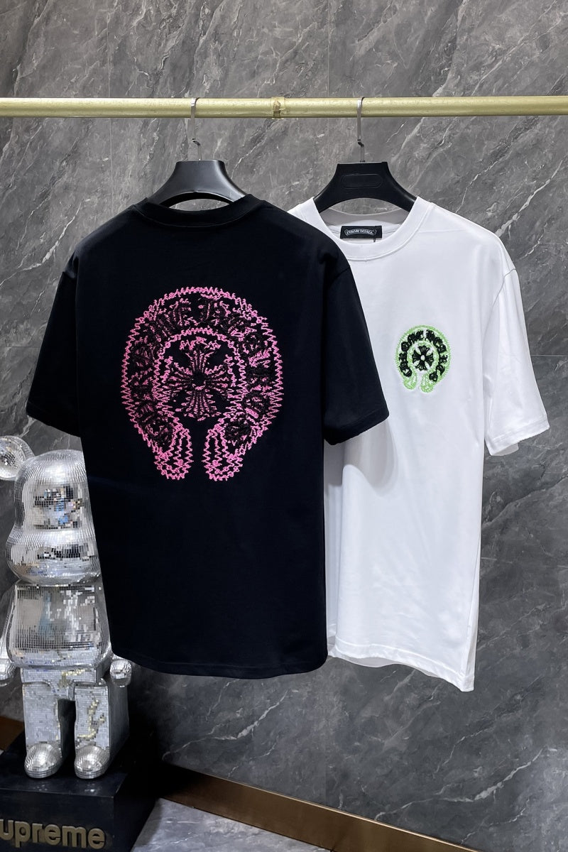 Chrome heart T shirts High-quality 100% cotton streetwear