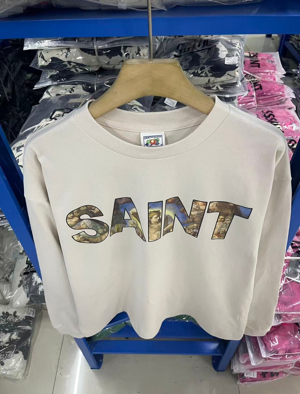Saint Michael long sleeve shirts