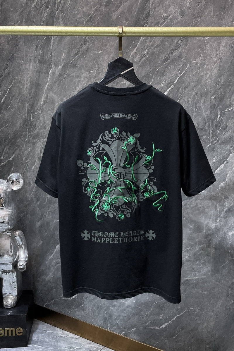 Chrome heart T shirts High-quality 100% cotton streetwear