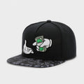 Trendy flat brimmed snapback hats men's shade