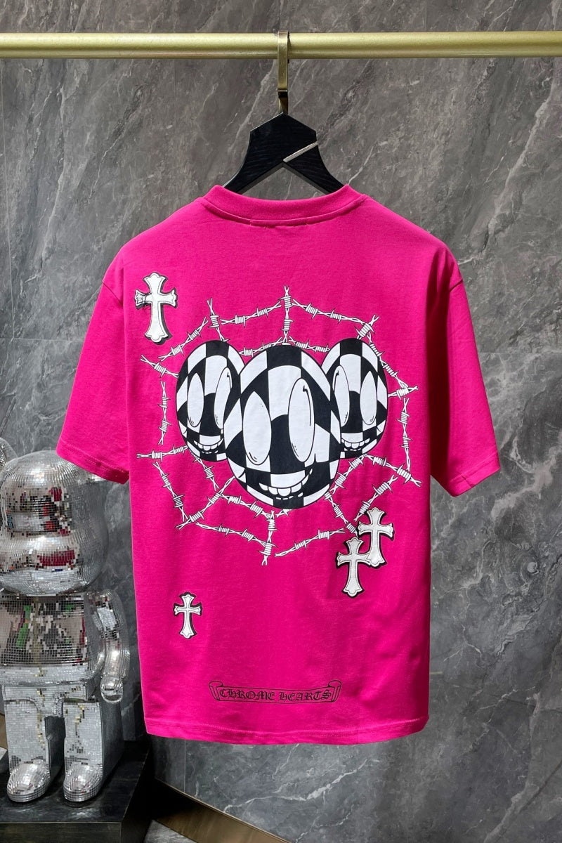 Chrome heart T shirts High-quality 100% cotton streetwear