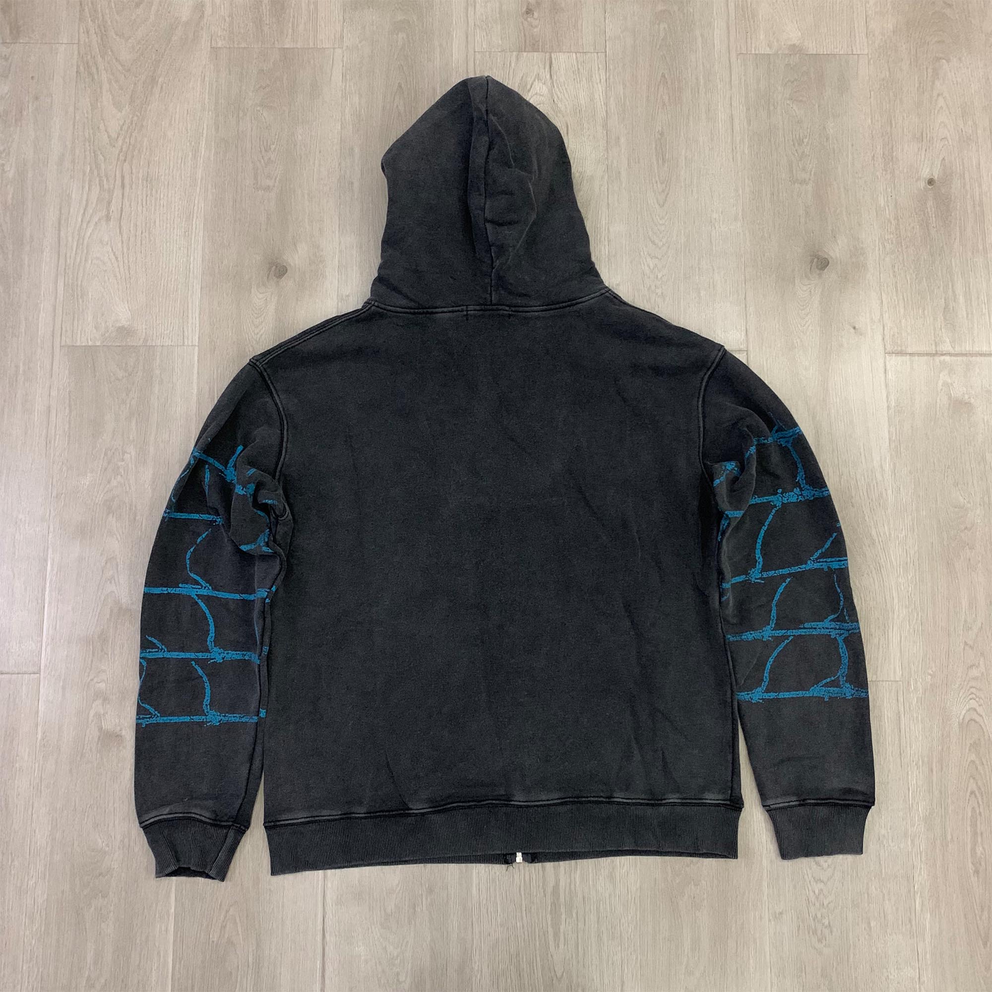 Valeforever Vale Hoodie Spider Web Print Cardigan