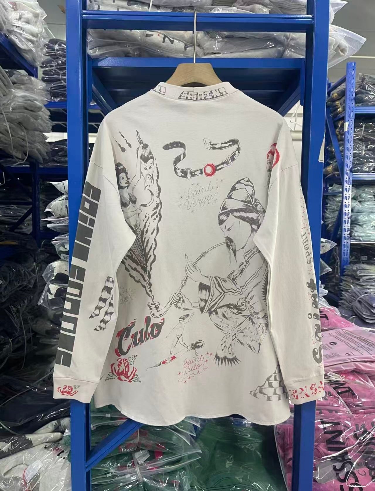 Saint Michael long sleeve shirts