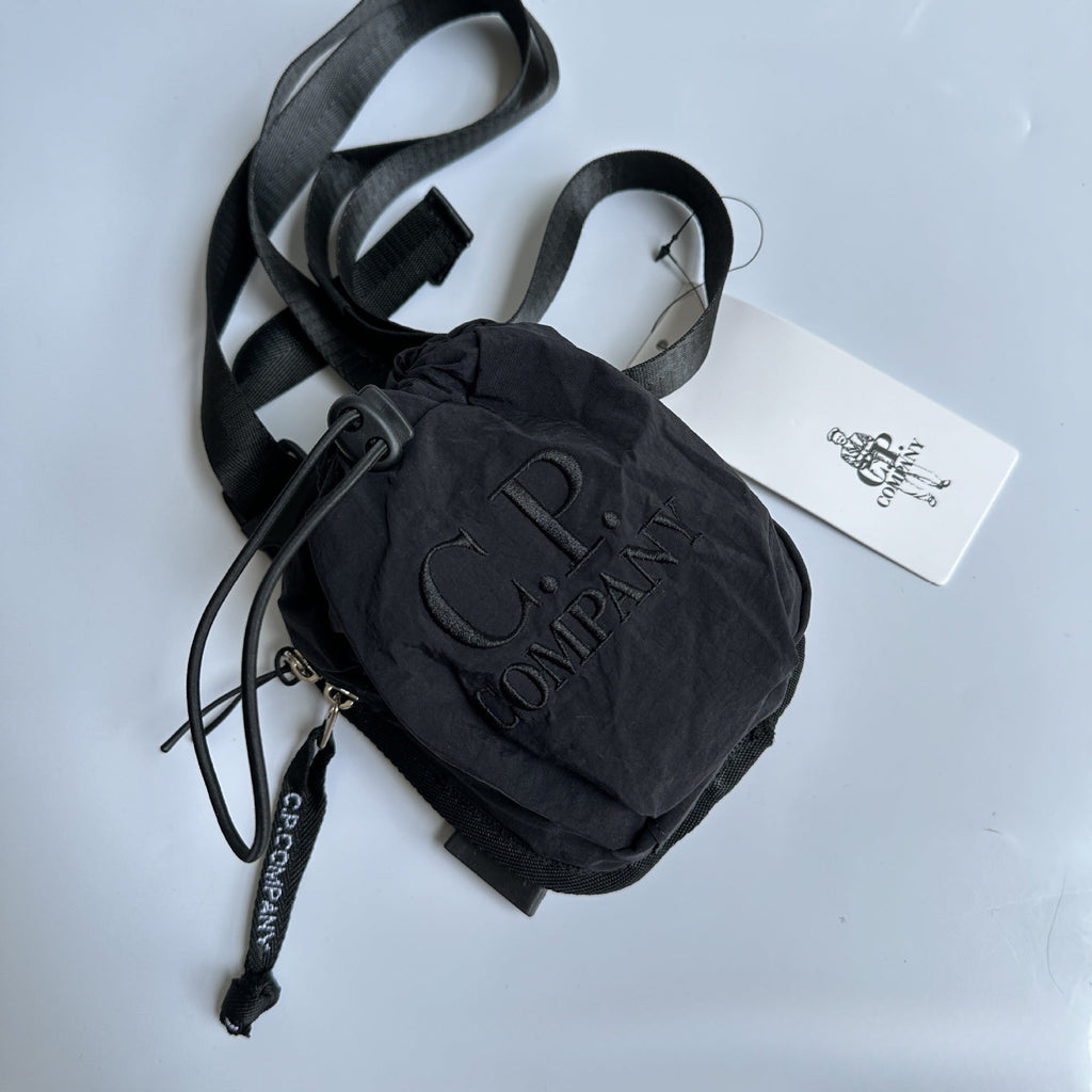 Mens Casual Bags Summer Embroidery Shoulder Crossbody Phone Bag