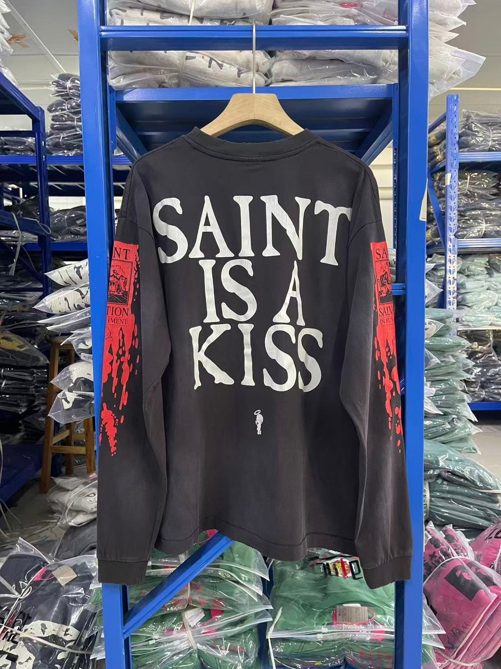 Saint Michael long sleeve shirts