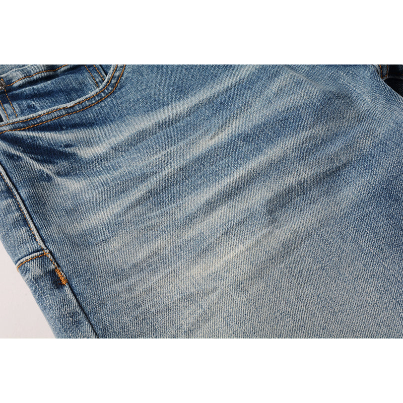 Mens trendy purple jeans, 100% cotton Pure Cotton High Street Trend