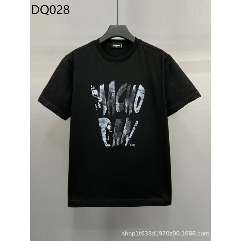 DSQ2 T Shirts DQ028 Printed Trendy Crew Neck