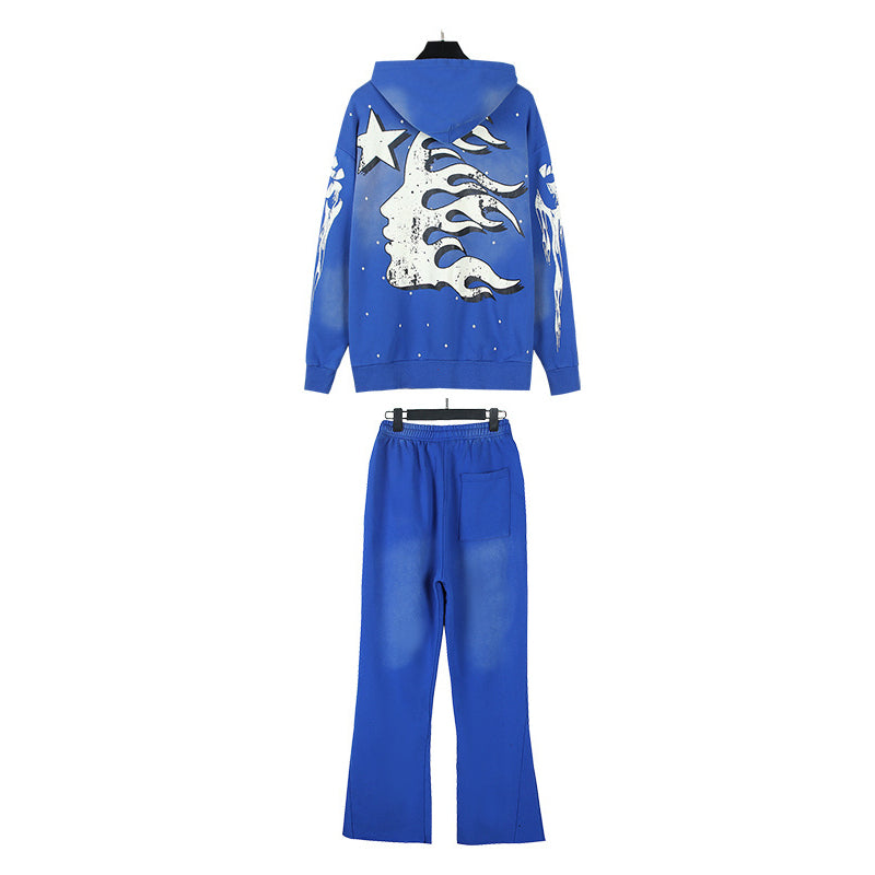 HS Hoodie And Pants Two-Piece Set