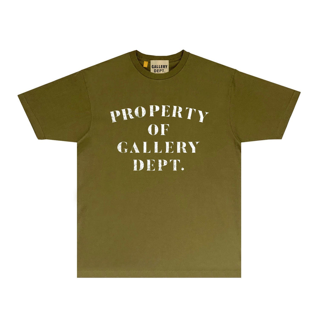Gallery Dept T Shirt Retro Printed Loose Short-Sleeved Shirt (part2)