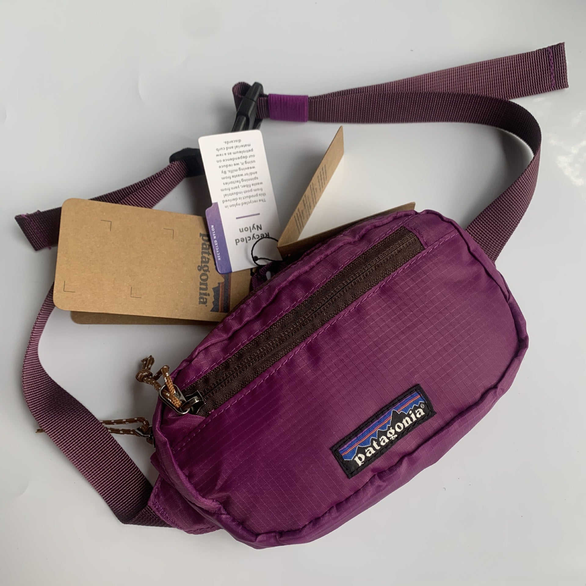 Mens Casual Bags Color Matching Crossbody Breast Bag Fanny Pack
