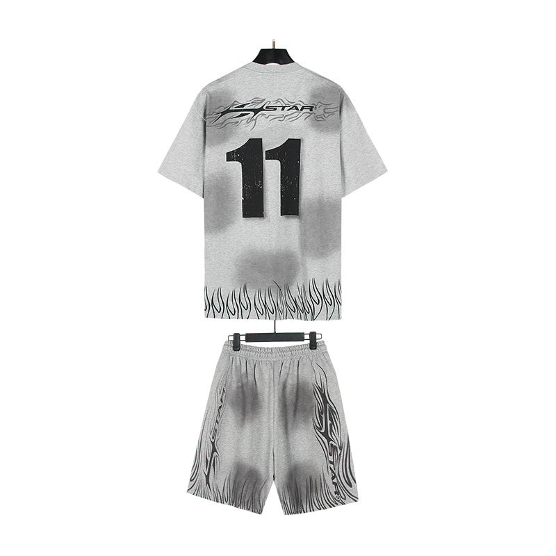 HS T-Shirt And Shorts Two-Piece Set