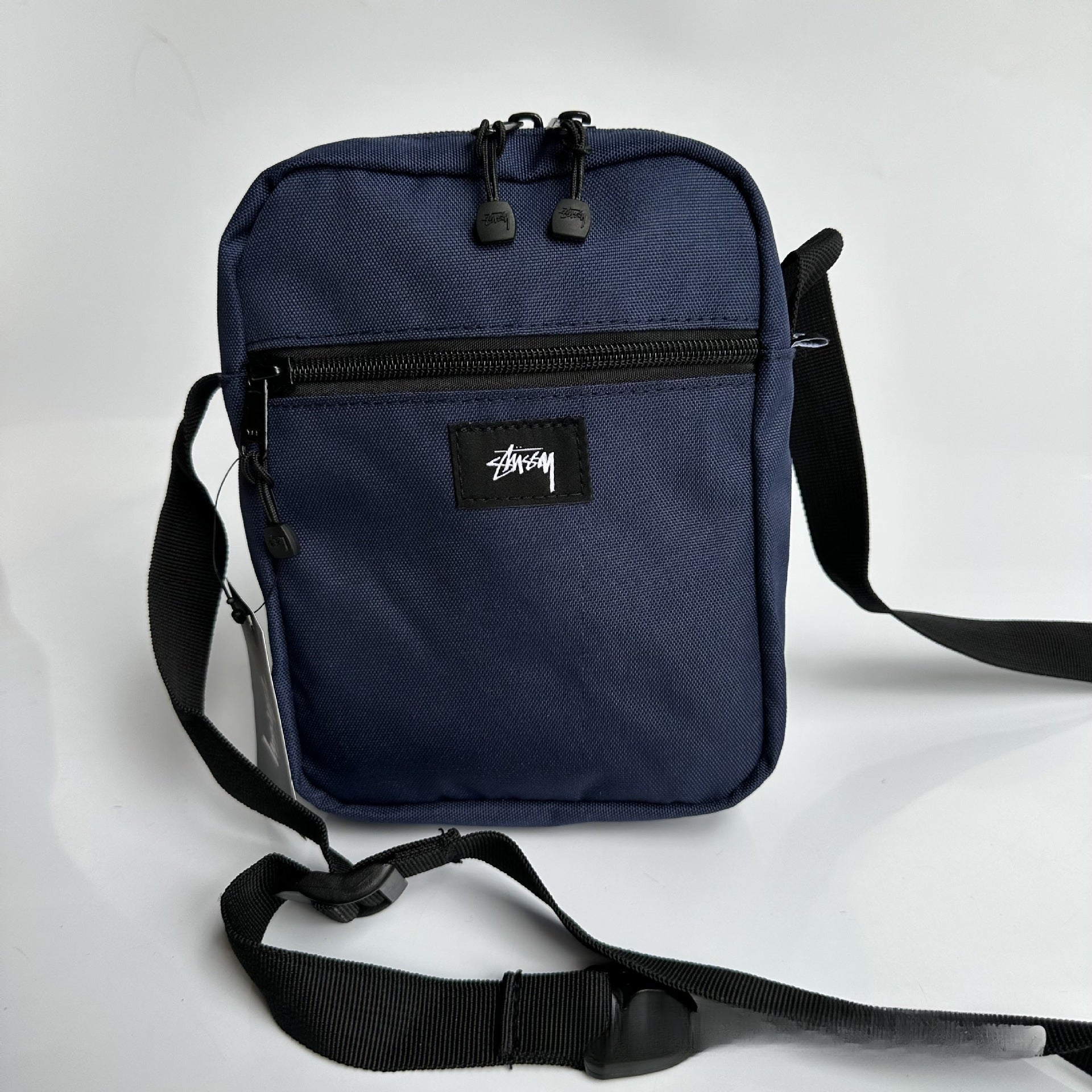 Mens Stussy Bag STUY Men's Plaid Vertical Shoulder Crossbody Bag