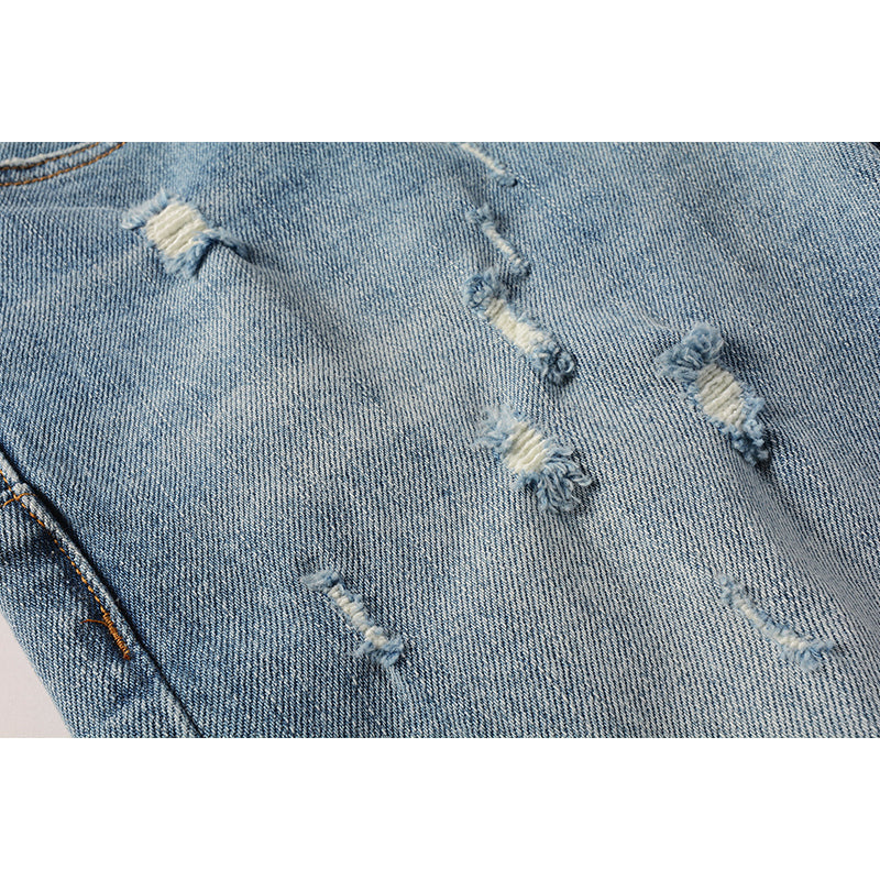 Mens trendy purple jeans, 100% cotton Pure Cotton High Street Trend