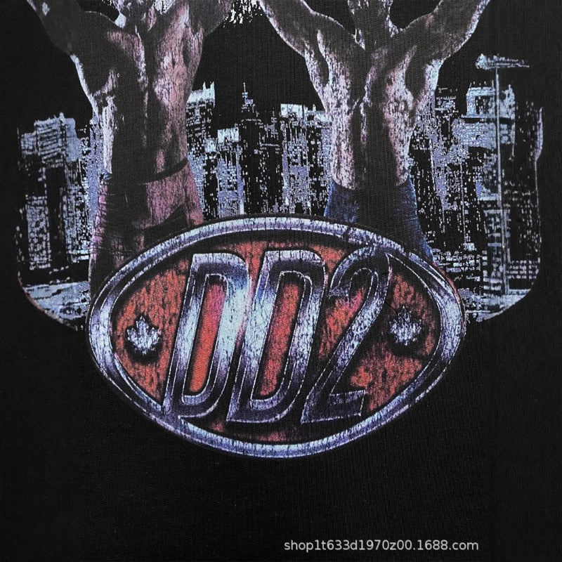 DSQ2 T Shirts Rock Style Print