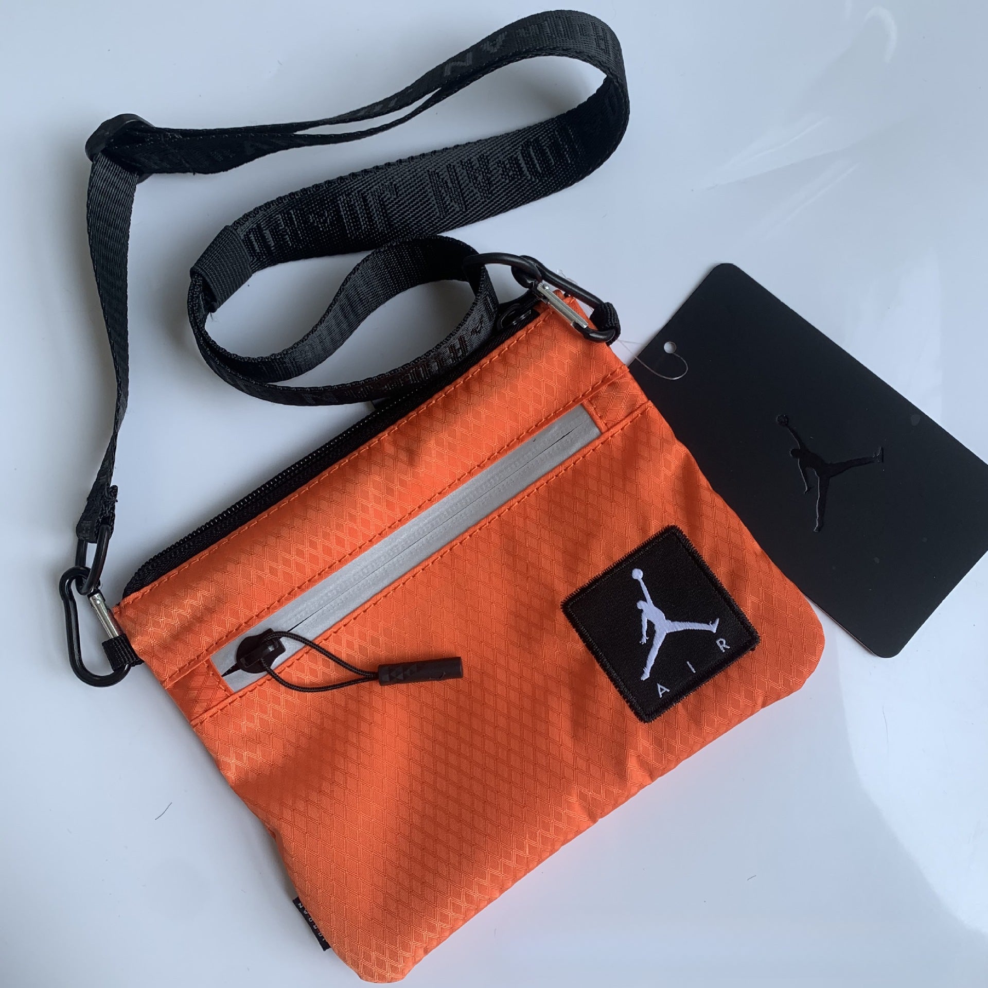 Men's Casual Bags Men's and Women's Shoulder Crossbody Bag with Reflective Strips