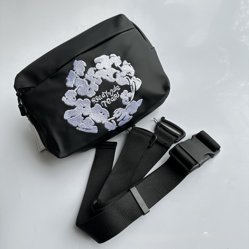 DENIM TEARS Bags embroidered shoulder bag horizontal messenger bag