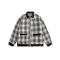 Unisex Jacket Vintage Plaid Jacket