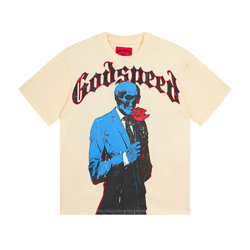 Godspeed T-Shirt Retro Fantasy Pattern